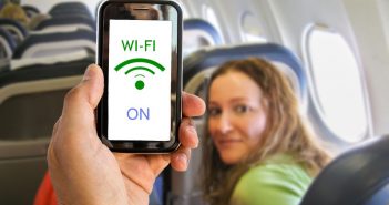 Snelheid van wifi in vliegtuigen steeds sneller WiFi in het vliegtuig