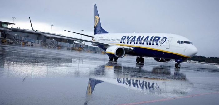 Ryanair vliegtuig