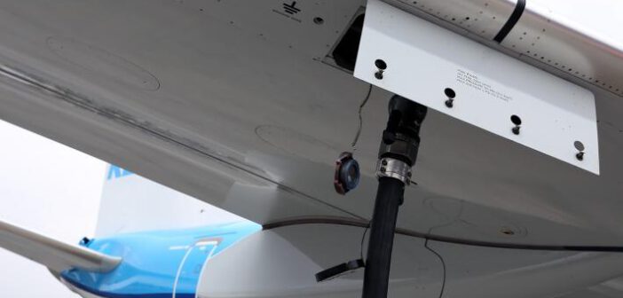 KLM Kerosine tanken